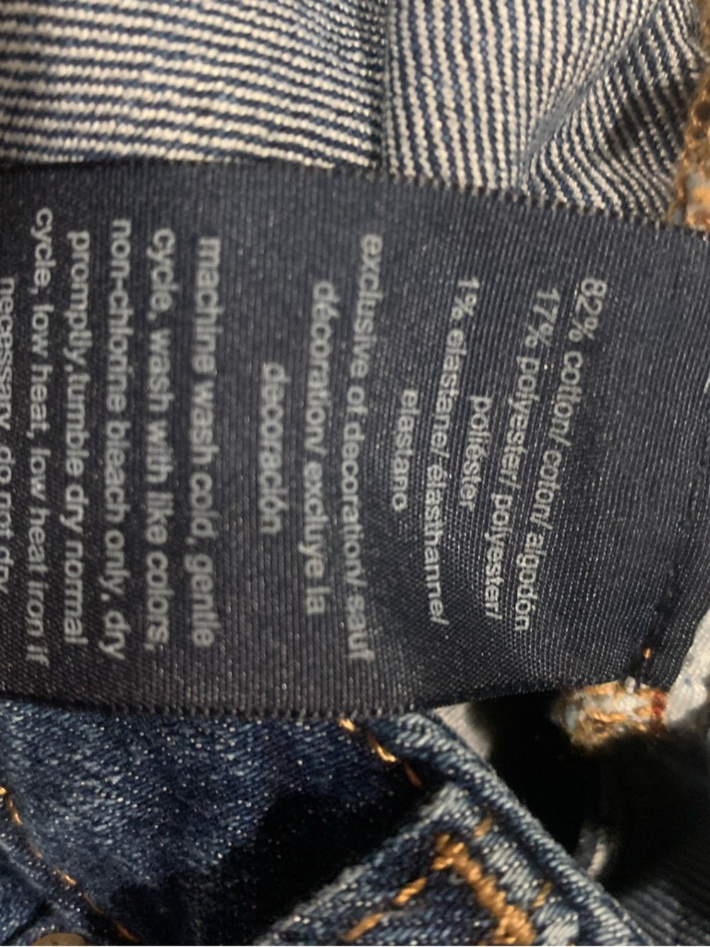 Tommy Hilfiger Dark Blue Boot-Cut Jeans - Picture 5 of 5
